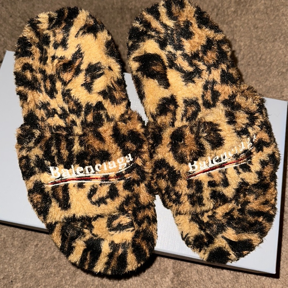 Balenciaga Furry Heels